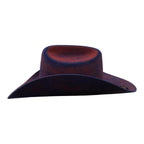 Wool Felt Distressed Hat Skylar - Cattleman Western Hat with Feather