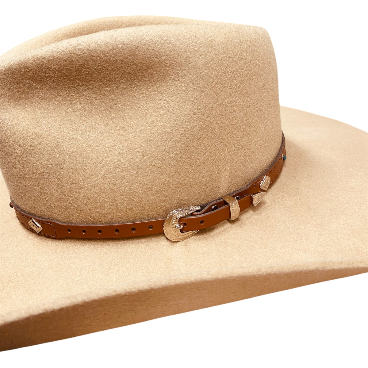 Golden Trail Beige Wool Cowboy Hat