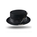 Pork pie fashionable felt hat Laris