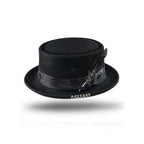 Pork pie fashionable felt hat Laris