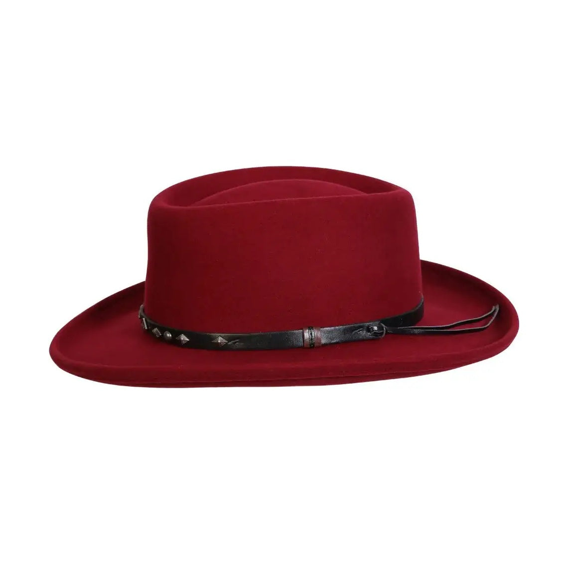 QUINCY WATERPROOF GAMBLER HAT BURGUNDY