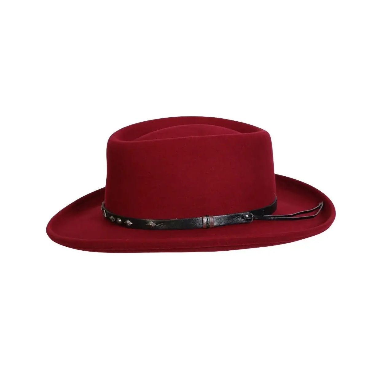 QUINCY WATERPROOF GAMBLER HAT BURGUNDY