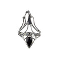 Ring width 20 mm, Material: 925 sterling silver, onyx.