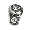 STERLING SILVER RING WOTANSKNOTEN