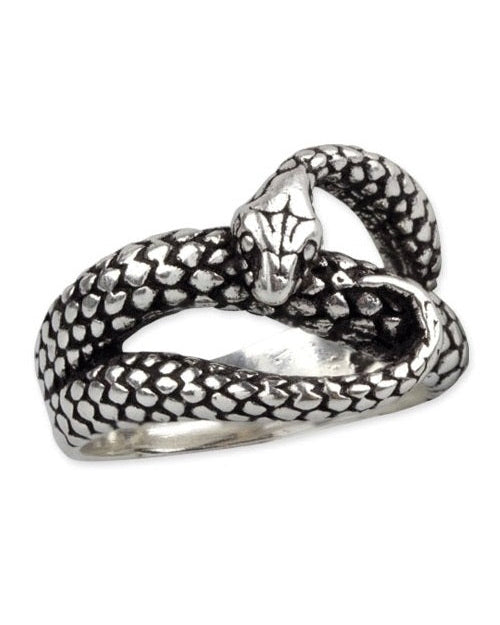 SILVER RING SNAKE RING