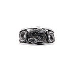 Very filigree crafted,&nbsp;Ring width 11 mm, Material: 925 sterling silver.