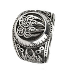 STERLING SILVER RING BEAR PAW