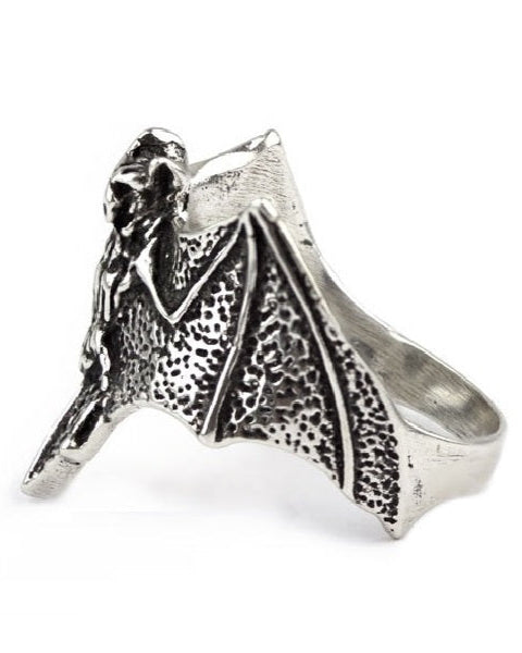 925 STERLING SILVER RING BAT