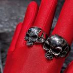RING GUN METAL SKULL