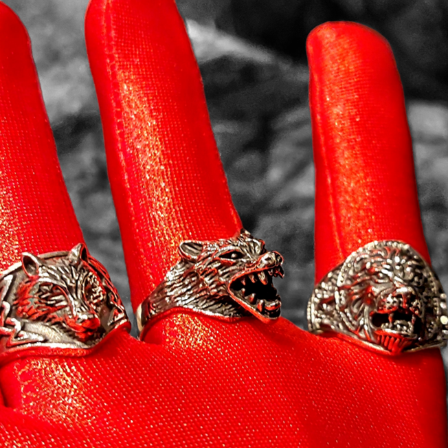 RING LION STAINLESS STEEL