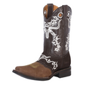 RODEO COWBOY BOOTS CRAZY BROWN