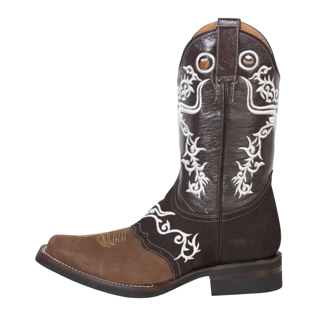 RODEO COWBOY BOOTS CRAZY BROWN