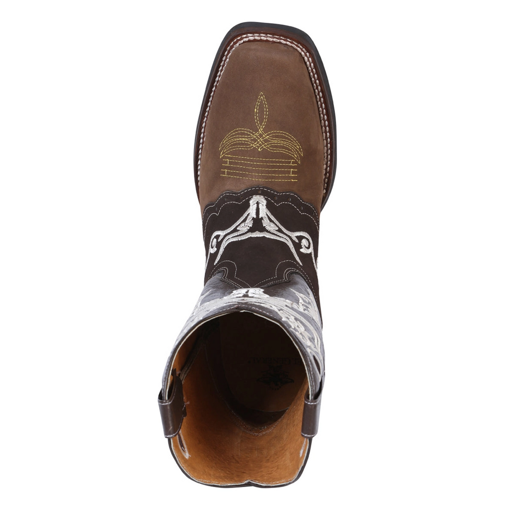 RODEO COWBOY BOOTS CRAZY BROWN