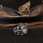 ROYAL CRYSTAL STEEL RING