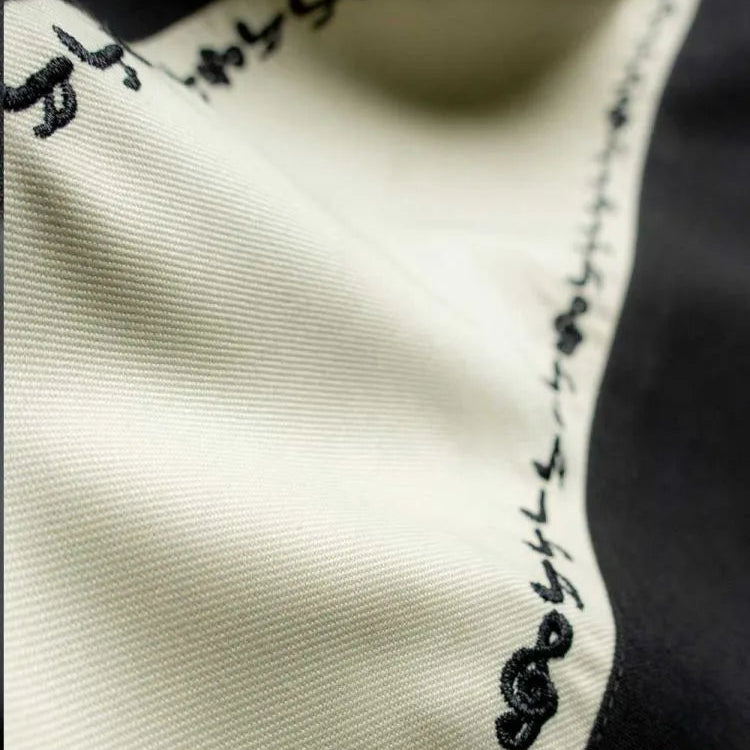 Men's Lounge Shirt Sound of Rock'n'Roll - Rockabilly Shirt with Embroidery White