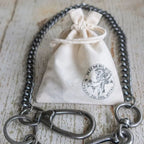 Rumble59 Wrench Wallet Chain – Antique Silver