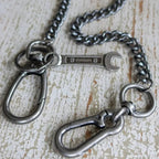 Rumble59 Wrench Wallet Chain – Antique Silver