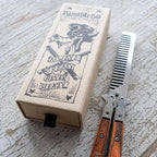 Rumble59 Butterfly Comb – Balisong-Style Folding Comb