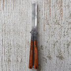 Rumble59 Butterfly Comb – Balisong-Style Folding Comb