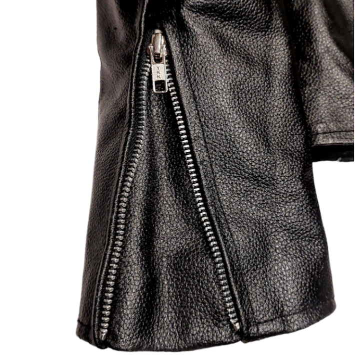 Ramones Men's Leather Jacket - Black Split Leather Rock Jacket