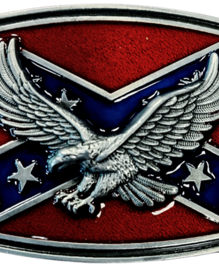 Rebel Belt Buckle - Western Zinc Alloy 95x65mm | BlackHut