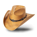 Red Rock Western Straw Hat – Shapeable Brim & Concho Band