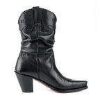 Rony Women's Cowboy Boots black - Goodyear Welt Leather Western Boots