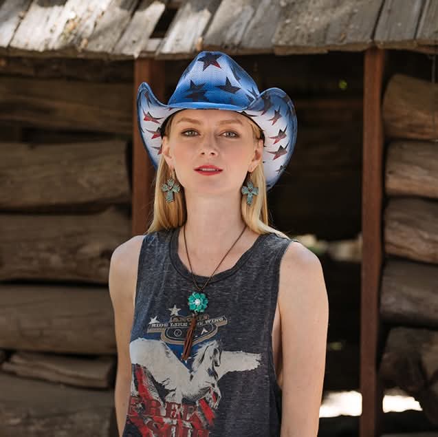 SADDLEBACK STRAW HAT STARS