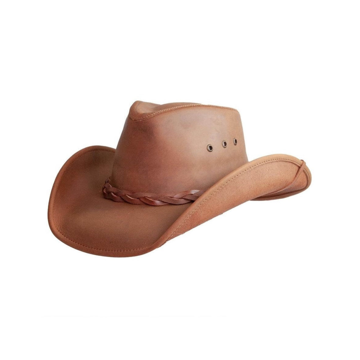 SHAPABLE LEATHER COWBOY HAT HOLLYWOOD COPPER