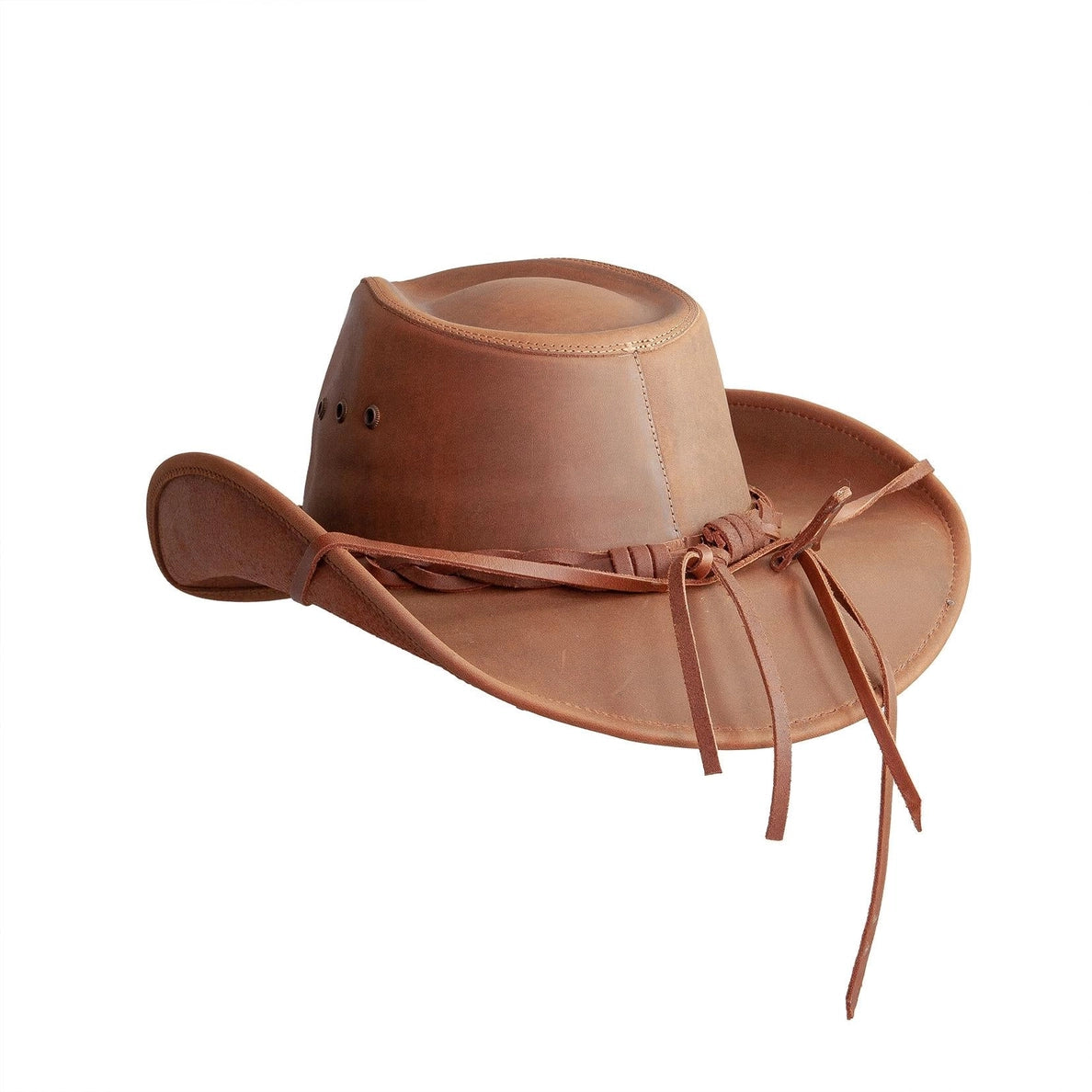 SHAPABLE LEATHER COWBOY HAT HOLLYWOOD COPPER
