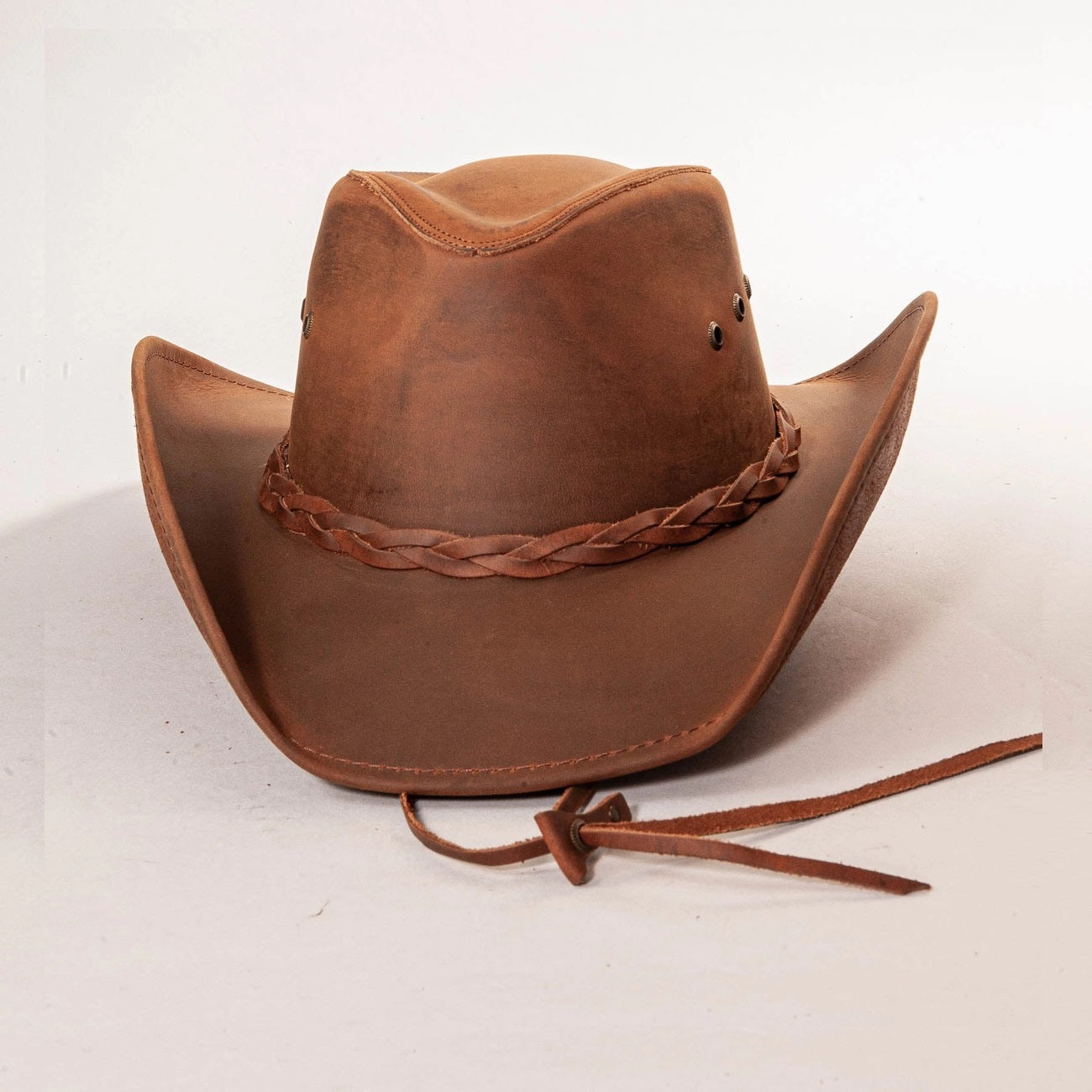 SHAPABLE LEATHER COWBOY HAT HOLLYWOOD COPPER