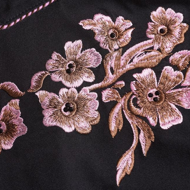 SHORT SLEEVED WESTERN BLOUSE LEANN