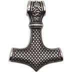 SILVERY HAMMER PENDANT