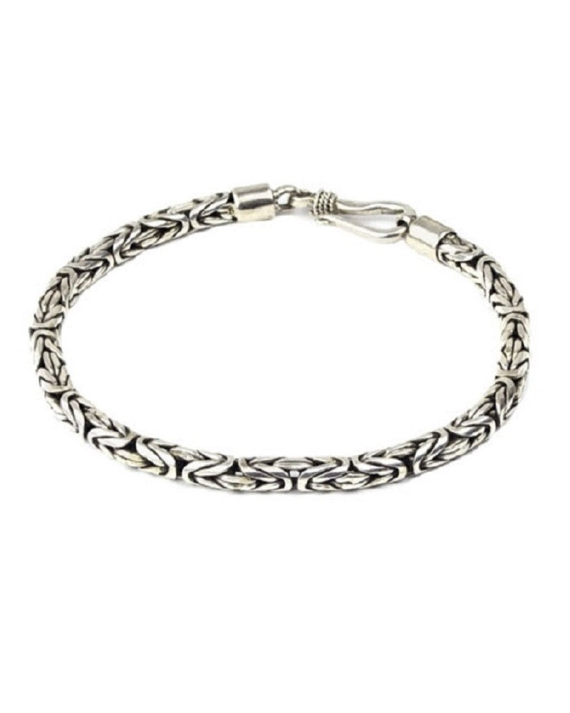 SILVER BRACELET KING'S CHAIN