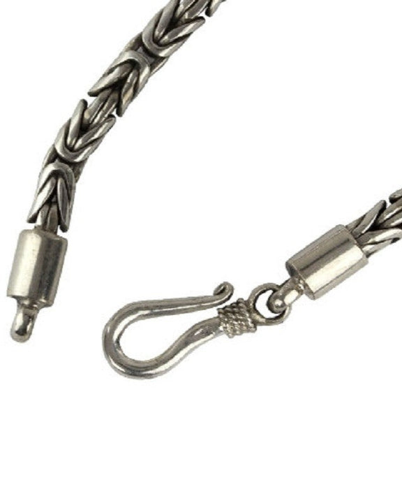 SILVER BRACELET KING'S CHAIN