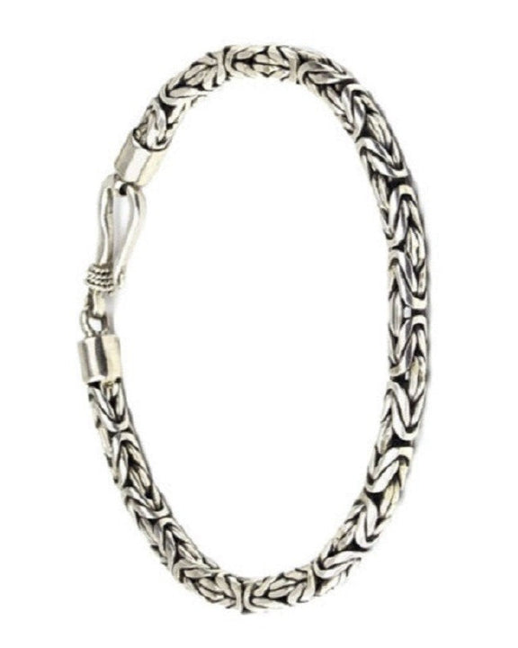 SILVER BRACELET KING'S CHAIN