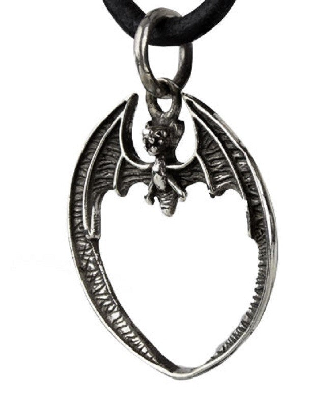 SILVER PENDANT BAT