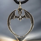 SILVER PENDANT BAT