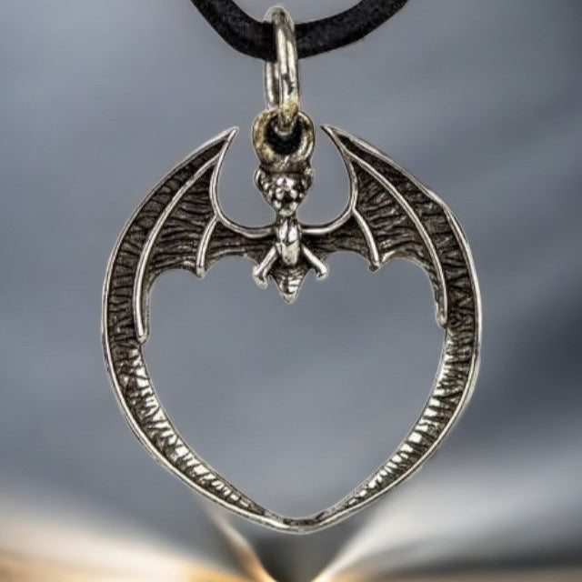 SILVER PENDANT BAT