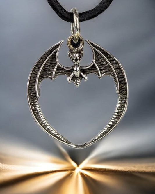 SILVER PENDANT BAT