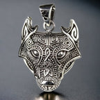 SILVER PENDANT CELTIC WOLF