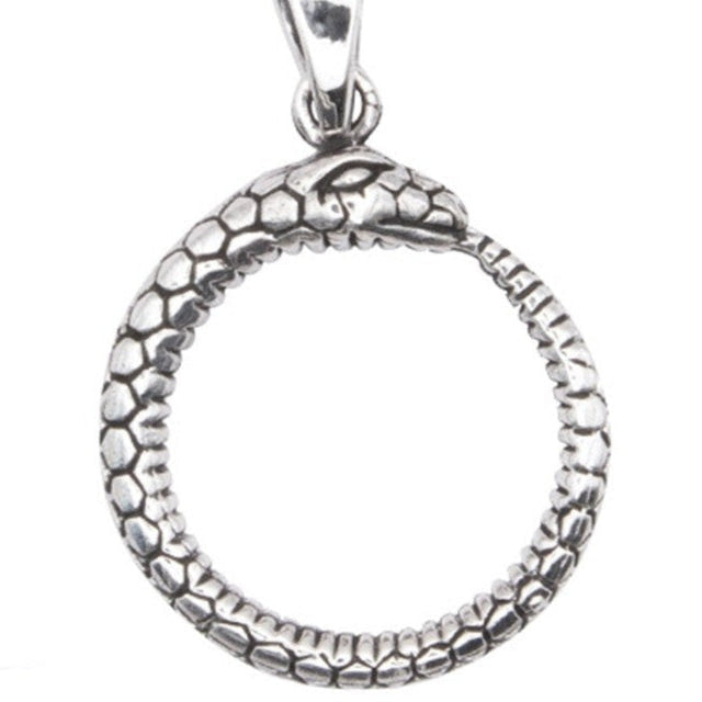 SILVER PENDANT OUROBORUS