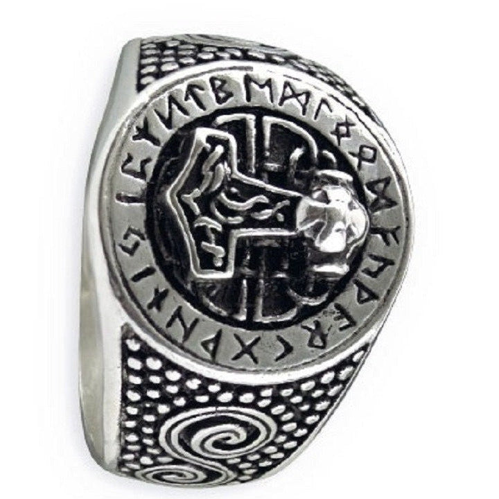 SILVER RING THOR'S HAMMER