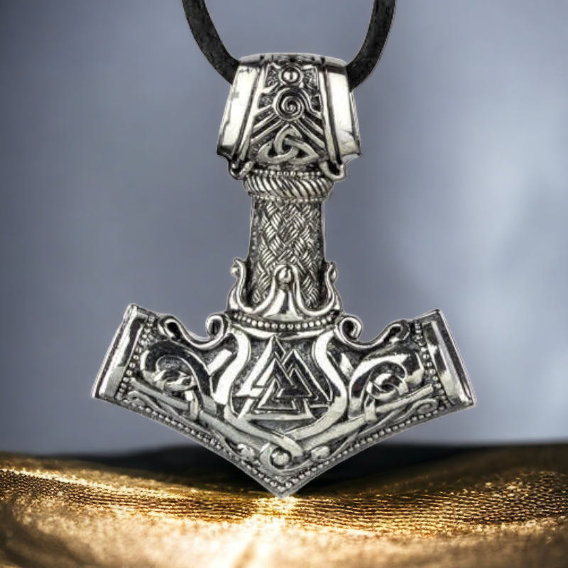 SILVER THOR'S HAMMER PENDANT