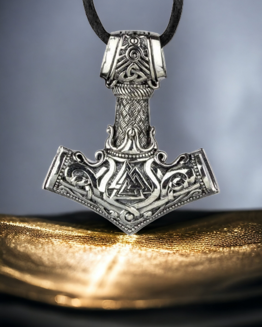 SILVER THOR'S HAMMER PENDANT