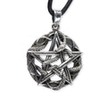 PENDANT STEEL SNAKE PENTRAGRAM