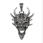 PENDANT HORNED SKULL
