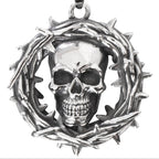 PENDANT SKULL WITH THORNS