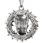 PENDANT SKULL WITH THORNS