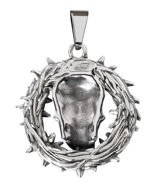 PENDANT SKULL WITH THORNS